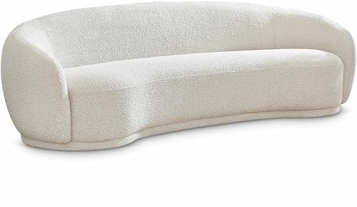 Meridian Hyde Collection Cream Boucle Sofa 89.5
