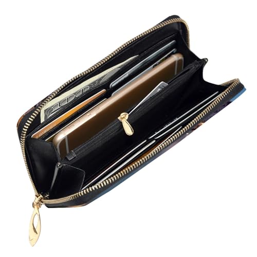 Beautiful Venice At Night Wallet For Women Men Clutch Rfid Blocking Leather Wallets Large Capacity Purse Credit Card Holder Money Case With Zipper Phone Holder Long Travel Purse4