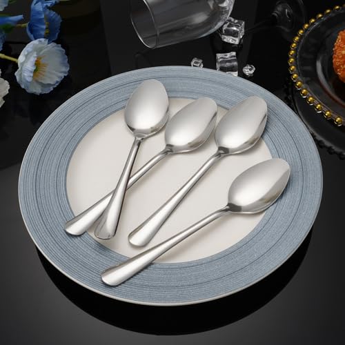 Image of 36 PCS Teaspoons Set - Windsor Stainless Steel Tea Spoons 5.9 Inch with Dishwasher Safe Small Spoons,Metal Dessert Spoon,Dinner Spoon Silverware for Home,Kitchen or Restaurant