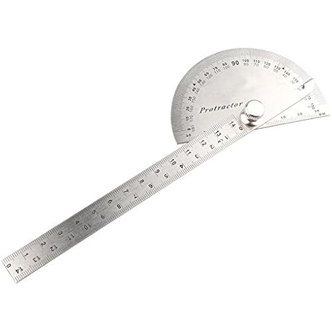HALJIA Edelstahl Winkelmesser Lineal 0 Cover