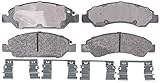 ACDelco 17D1367MHPV Specialty Semi-Metallic Performance Front Disc Brake Pad Set for Fleet/Police