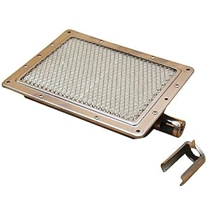 Tlilyy Barbecue gasoven, verwarming, brander, duurzaam, verzinkt blad, rechthoekig, grillonderdelen, accessoires