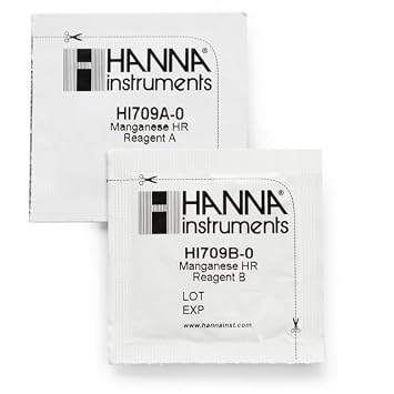 High-Range Manganese Checker Reagents 25 Tests HI709-25 by Hanna Instruments