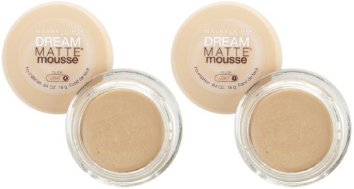 Maybelline Dream Matte Mousse Foundation - Nude - 2 pk