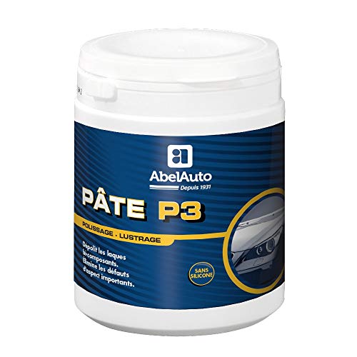 ABELAUTO - Pâte de Dépolissage P3-1kg pour Carrosserie sans Silicone