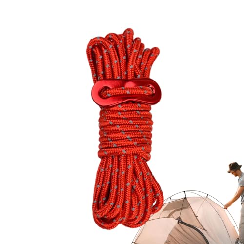 Paracord Reflectante | Cuerda Reflectante con cordón para Acampar, Cordones para Tienda de campaña, amarres para Tienda de campaña, Lona para Acampar