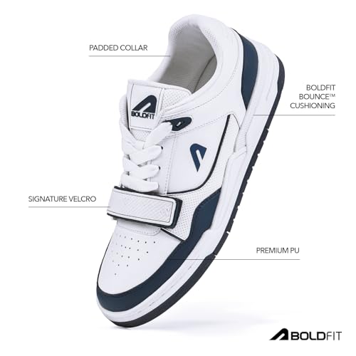 Image of Boldfit Sneakers for Man Lightweight Shoes for Men Comfortable Sneakers for Men Air Mesh Casual Shoes Mens Soft Cushion Insole Lace Up Casual Boys Shoe Sneaker DripWave