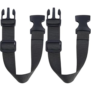 SUPERFINDINGS 2 Stück Hüfttaschen Verlängerungsgurt 24-34cm Schwarz Nylon Bauchtasche Verlängerungsriemen 2.5cm Gurte Breit Verstellbarer Gürteltasche Gurt Verlängerung für Überall Hüftgurt Outdoor