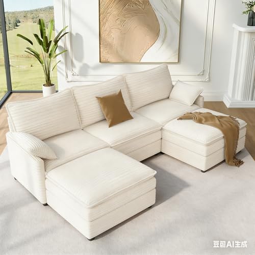 Image of Vesgantti 108 inch U Shaped Sectional Couch