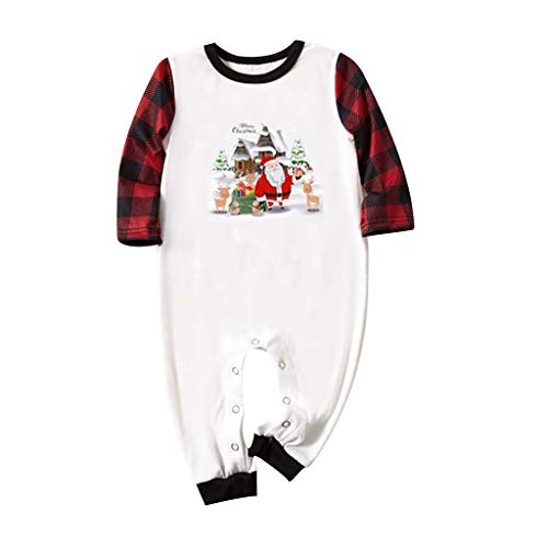 Christmas Family Pajamas, Unisex Xmas Printed Tops+Pants Family Clothes Pajamas Baby, Little Kid, and Toddler Boys' Pjs