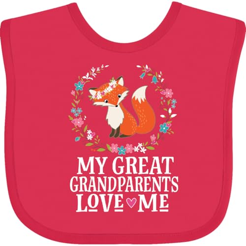 inktastic My Great Grandparents Love Me Granddaughter Baby Bib