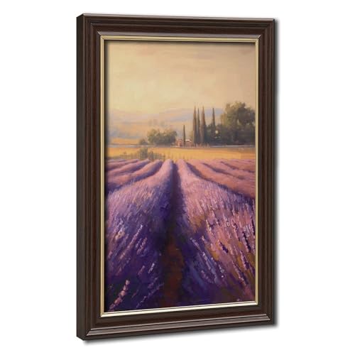 Toile lavande toscane paysage de Provence italienne pour chambre