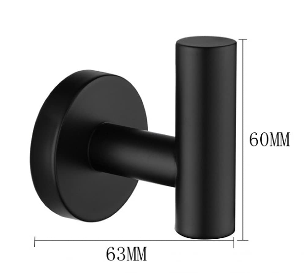 2 Uds, Gancho para Abrigo De Acero Inoxidable, Ganchos para Toallas De Baño Montados En La Pared, Percha, Gancho para Ropa, Armario, Armario, Puerta, Organizador Colgante