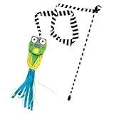 Fat Cat Tadpole Cat Wand Stuffed with 100% Organic Catnip Interactive Cat Toy