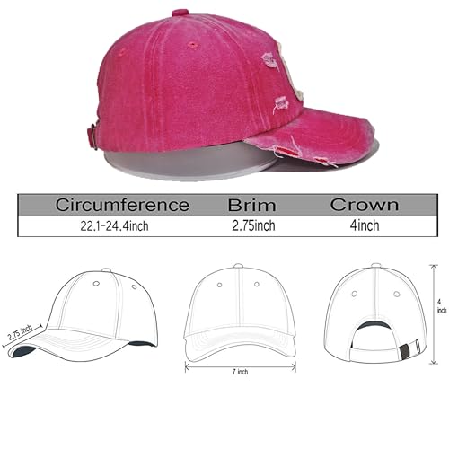 Gorra ajustable de algodón rosa con parche lazo cáncer miniatura 3