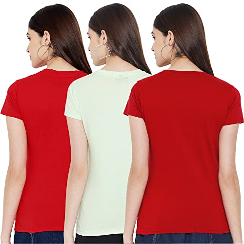 Image of Preneum Women's Cotton Regular Fit Graphic Stylish Printed Short Sleeves Casual T-Shirt |Trend & Styles
