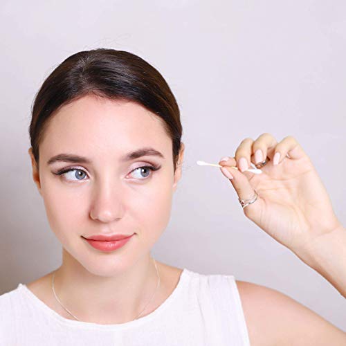 Bamboo Cotton Swabs - 2000 Count - Vegan Cotton Swabs, Eco Friendly Double Tips, Plastic Free Ear Sticks, All Natural 100% Biodegradable Organic Cotton Buds By Isshah #TOP4