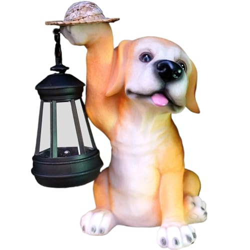 Figurines de chiens solaires pour illuminer vos soirées sur le balcon ou patio