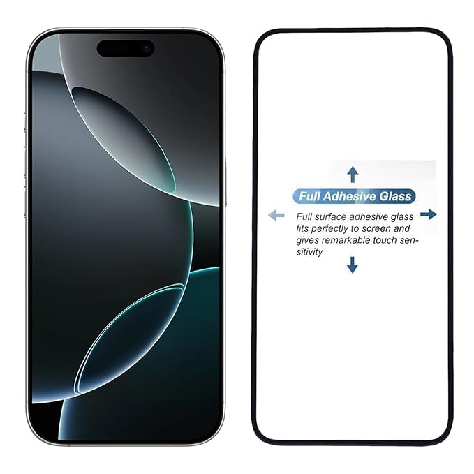 Image of Military-Grade Gorilla Tempered Glass For iPhone 17 | 9H Hardness, Edge-to-Edge, Bubble-Free