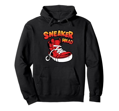 Sneaker Head Tee Sneakers Funny Shoe Collector Sneaker Head Pullover Hoodie