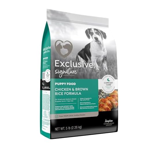 Exclusive | Signature Puppy Chicken & Brown Rice Comfort Care | Dog (Puppy) Food (5 Pound (5 lb.) Bag)