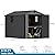 Devoko 6x10 FT Plastic Outdoor Storage Shed - Lockable Resin Tool Shed with Window & Floor, Dark Gray