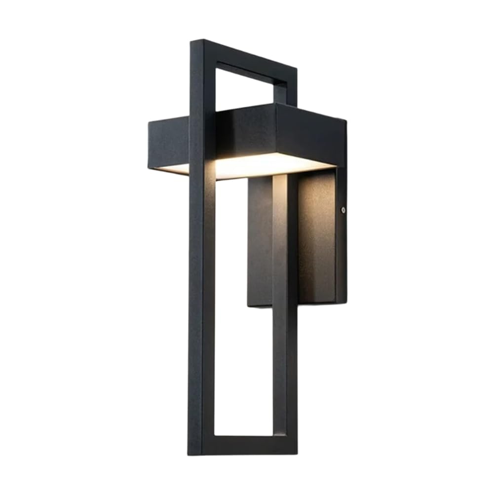 UDSKNV[KSL Decorative Wall Lamp Light Waterproof Hollow Design Proch Lights for Balcony Courtyard Cold White LED