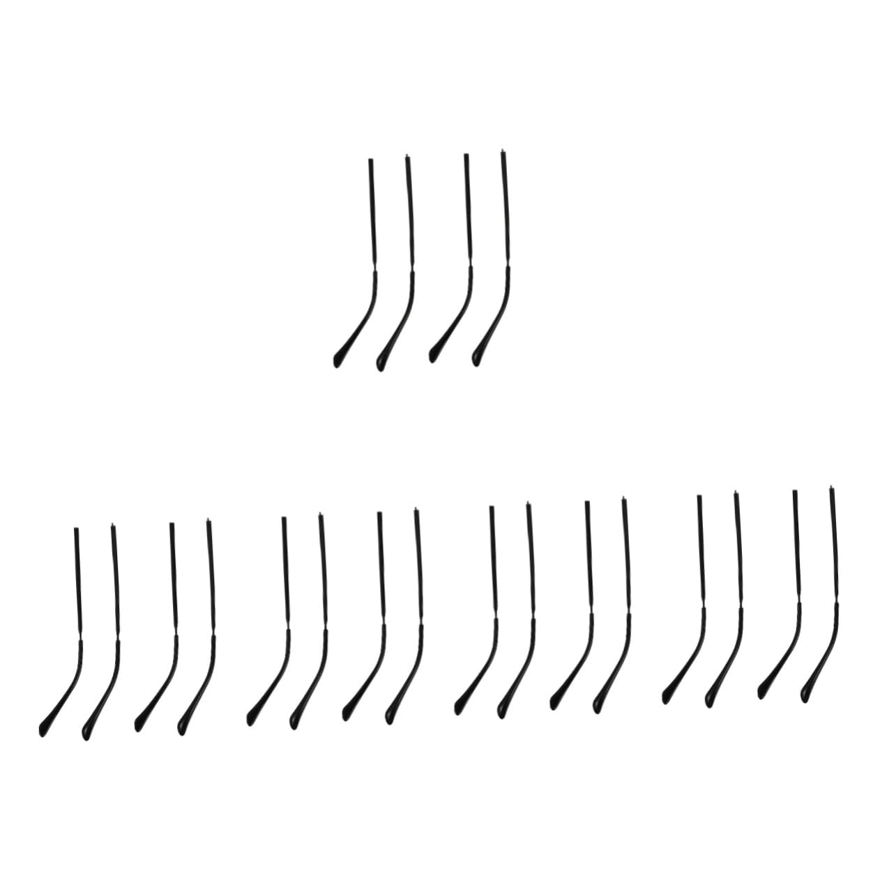 Healeved 10paires Bras De Lunettes Métal Universels Remplacement Élégant Pour Soleil Conception Antidérapante Et Facile à Installer