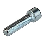 ALPIDEX 50 x Śruby imbusowe z łbem walcowym M10 x 40 mm DIN 912 ocynkowane gniazdo imbusowe sześciokątne 8.8