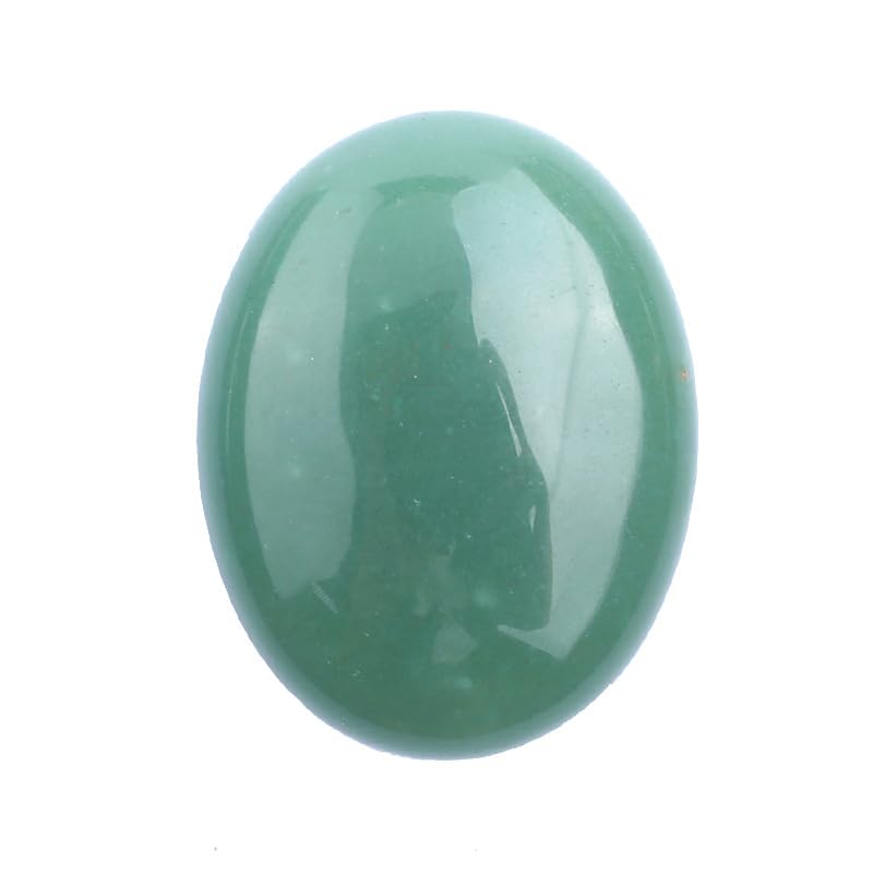 Piedra palma aventurina verde, Piedras de Preocupación aventurina verde, piedra de preocupación aventurina verde ovalada, Piedra natural aventurina verde (Aventurina Verde, 70 80 gramos)