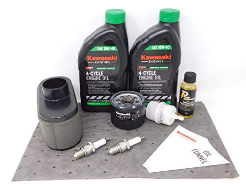 Kawasaki 99969-6543 10W-40 Maintenance Kit for FR651V FR691V FR730V All FS with Fuel Treatment