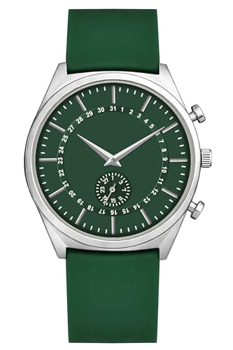 Image of styledose Men's Watch Analog Quartz with Chronograph & Silicone Strap -Casual & Formal Wrist Watch for Men