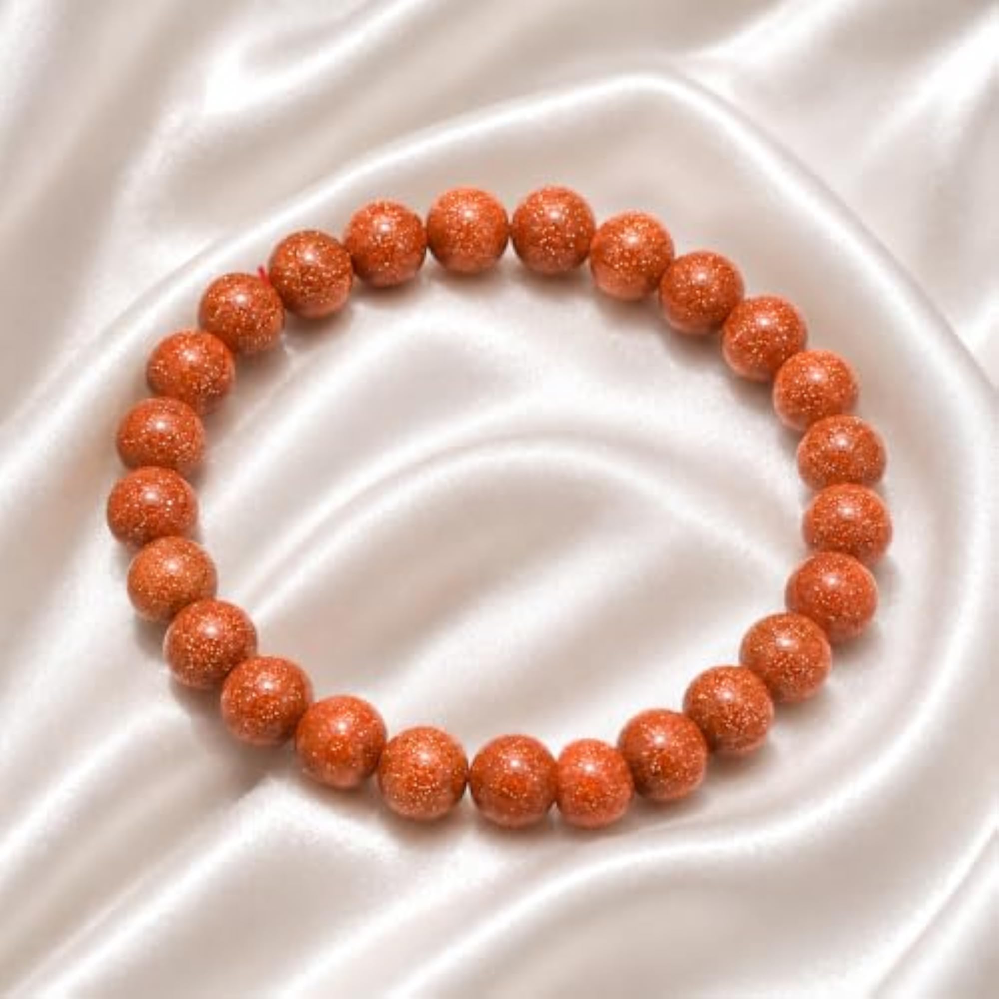 Unisex Red Stone Natural Bohemian Crystal Bracelet