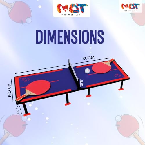 Image of 3-in-1 My First Ping Pong |80cm Table Tennis Trainer, Ludo & White Board |Indoor Tabletop Game for Family|Fun Learning & Educational Writing Board|Toy Gift Game for Kids 3+ Year & Adults