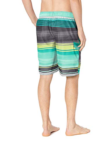Image of Kanu Surf Men's Big Viper Extended Size Stripe Swim Trunk