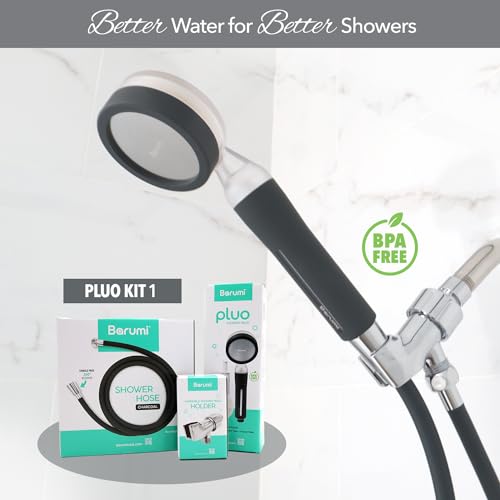 Conjunto de regadera filtrada Barumi Pluo con filtro Vitamina C y manguera PVC miniatura 6