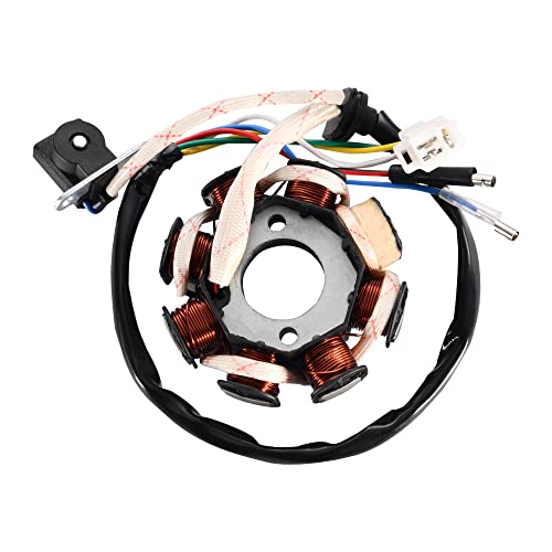 GOOFIT Ignition Stator Magneto 8 Coil 5 Wires Replacement for