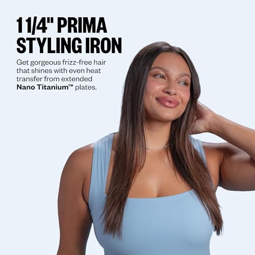 Image of BaBylissPRO Nano Titanium Prima Ionic Hair Straightener - Professional Flat Iron & Curling Iron in One for Stylists, Pro Styling Hair Tool