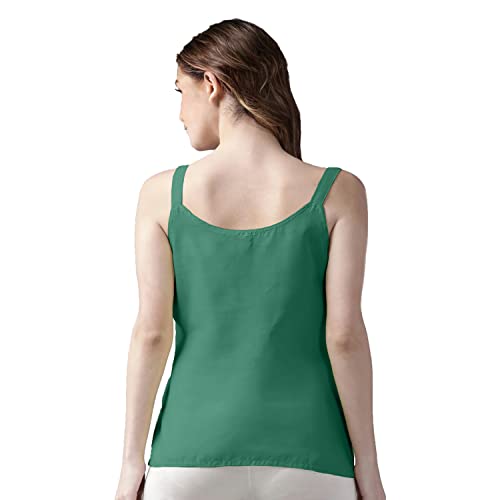 Image of Cotton Short Camisole Non-Stretchable Slip for Women | Short Kurti Slip | Short Camisole | Half-Length Lining | Waist Length Inner | Sameez | Samij(Half Slip)