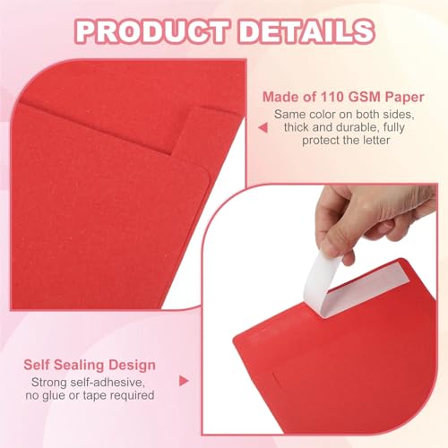 Sobres de papel autosellados para postales tarjetas felicitación boda y regalos 4
