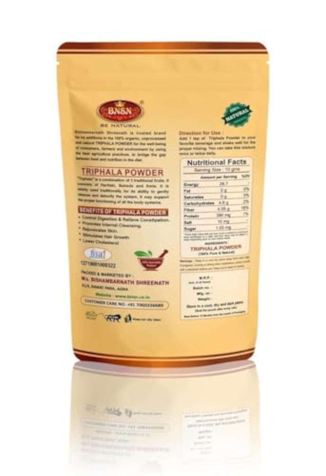 Triphala Churna, Natural Digestive Support