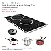 Induction Cooktop 12 Inch, 220V~240V, 2 Burners Electric Cooktop,3500W, 12'' Built-in Double Electric Stove Top Countertop Cooker with Hard Wire,No Plug