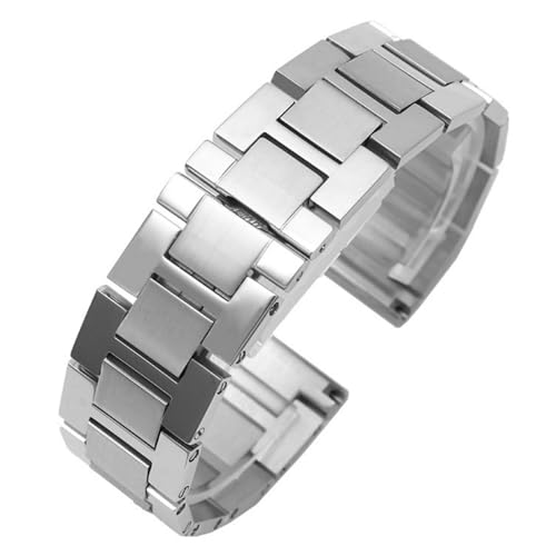 Bracelet montre 316L acier inoxydable métal bracelet remplacement Cartier