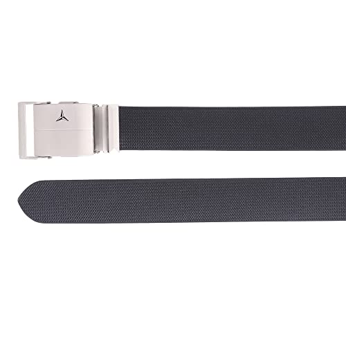 Image of Men's Formal Genuine Leather Auto-lock Adjustable Belt (JAFA-37-BL)