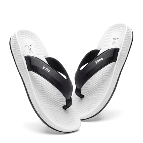 YOHO Cushion Nova Slippers for Men Black Classic Black - Image 2