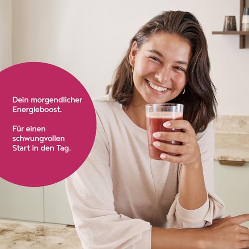 Rote Kraft 2.0 | Energy Elixier 600g | Stoffwechsel & Energie Red Smoothie Pulver | Wurzeln & Beeren: Maca, Kurkuma, Guarana, Rote Beete, Yerba Mate, Acai, Goji Beeren | Vegan Drink Mix | Alpha foods