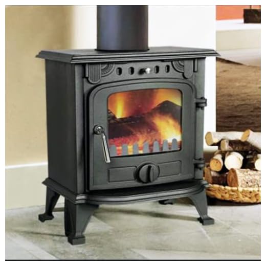 Estufa de leña de hierro fundido modelo Vesubio