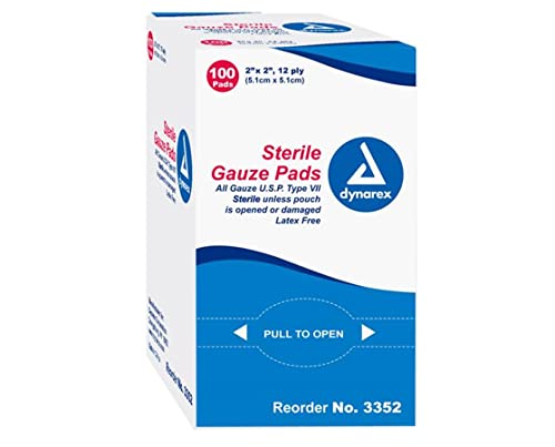 Gauze Pads ST 2X2 12PLY ***DYN 100