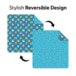 Image of Pokemon Power Squares Full /Queen Quilted Throw Blanket Adults Boys Girls, Soft Lightweight Bedding for Bed, or Couch, 90 x 90 inches
