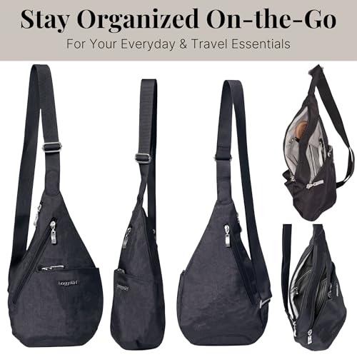 Image of Baggallini Mini Sling - 12x7 Sling Crossbody Bag Backpack with Adjustable Shoulder Strap